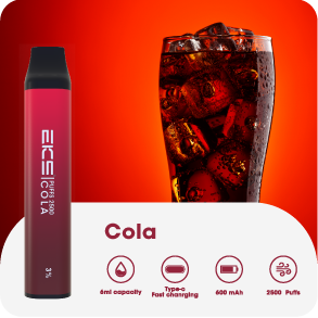 Táirge 2500puffs indiúscartha